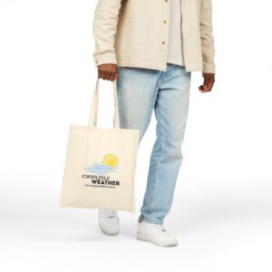 Cirrusly Weather Logo Tote Bag - Natural - Image 3