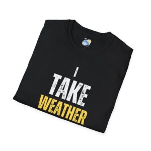 I Take Weather Cirrusly Unisex T-Shirt (Softstyle) - Image 3