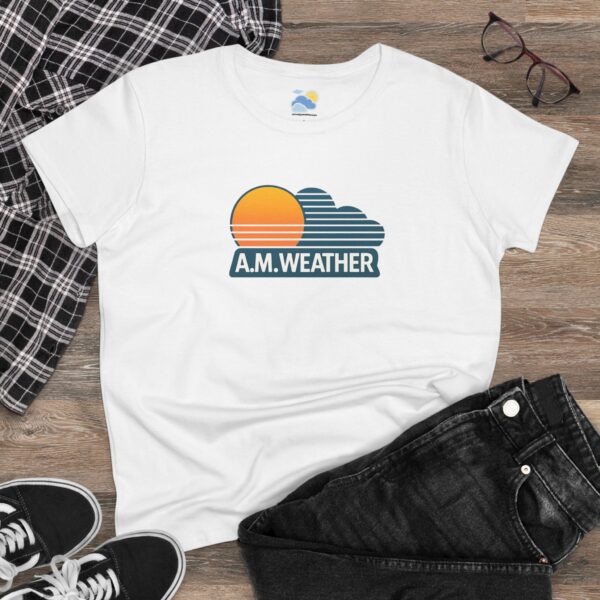AM Weather Women's T-Shirt (Midweight Cotton) - Image 2
