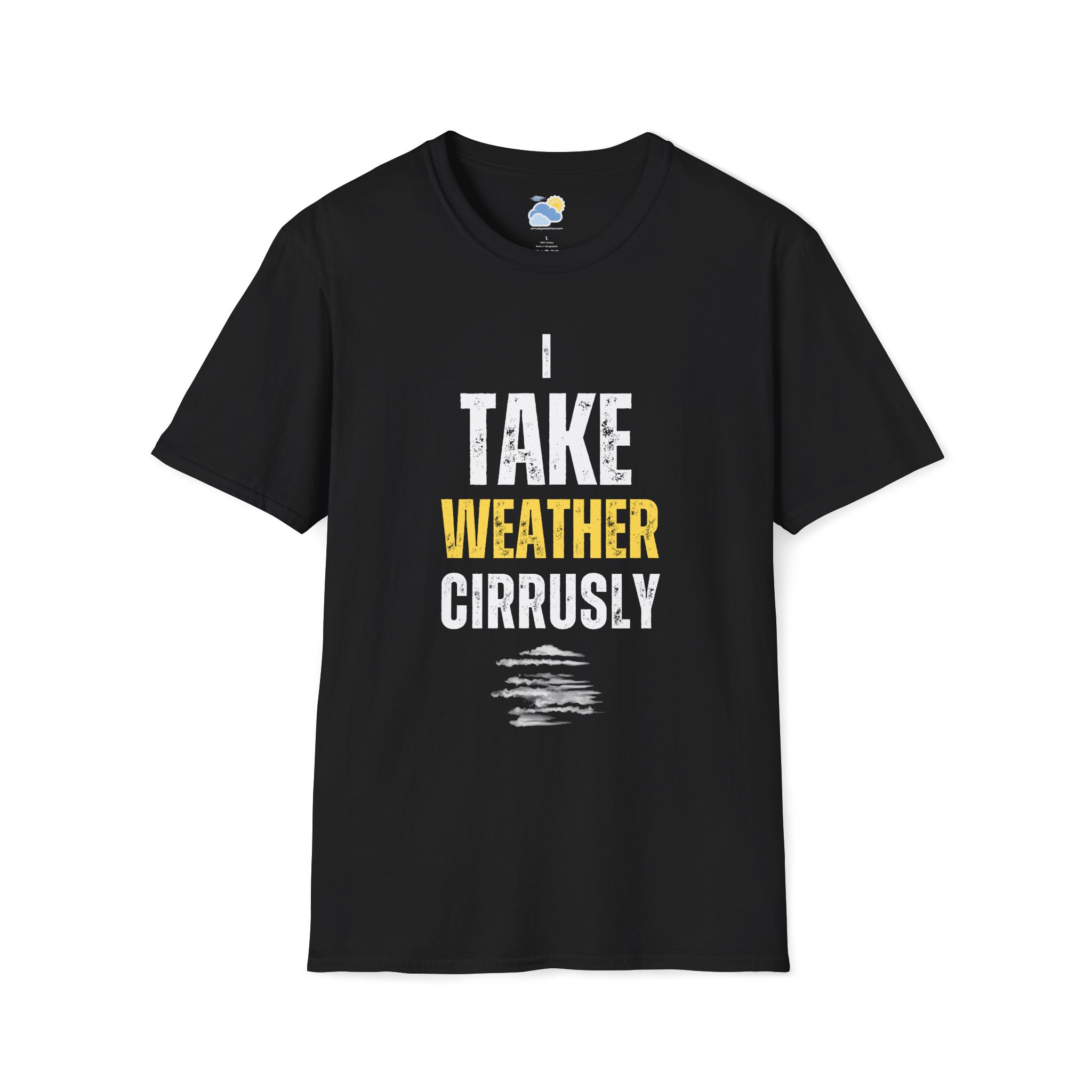 I Take Weather Cirrusly Unisex T-Shirt (Softstyle) - Image 2