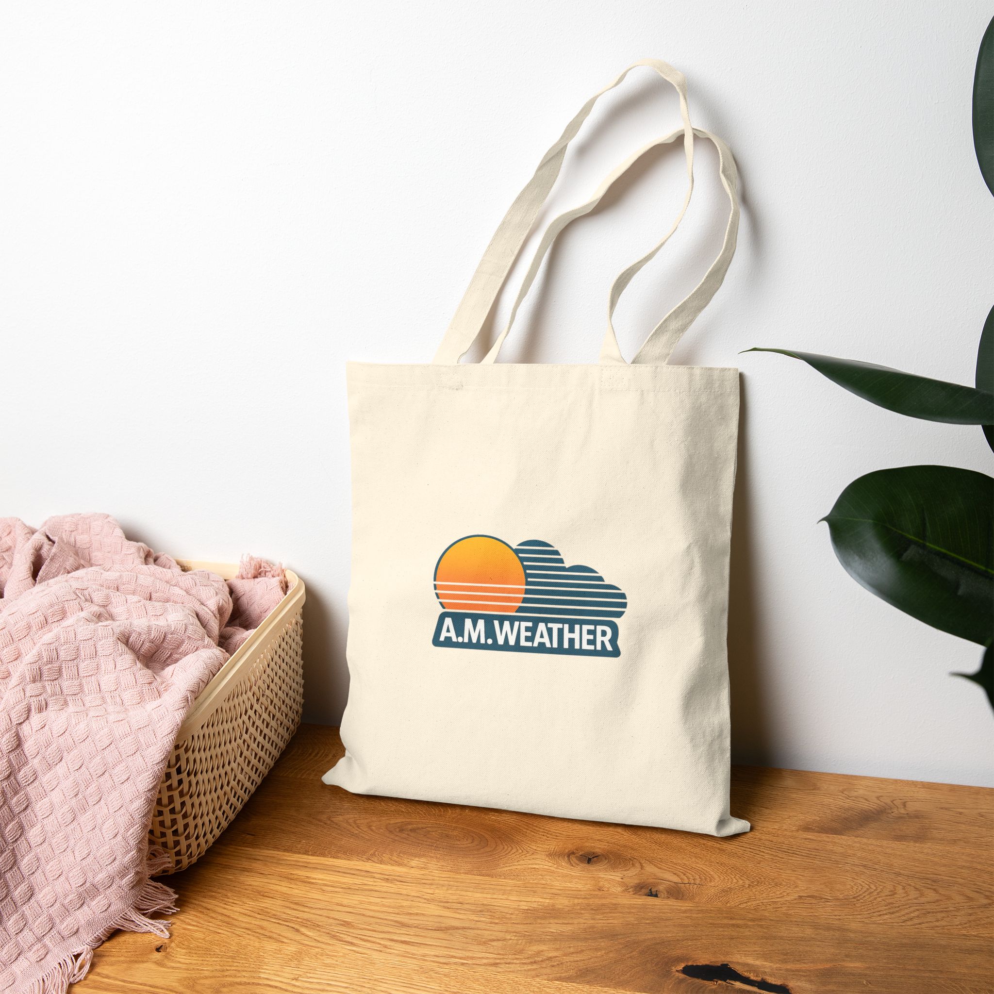AM Weather Reusable Tote Bag - Natural - Image 1