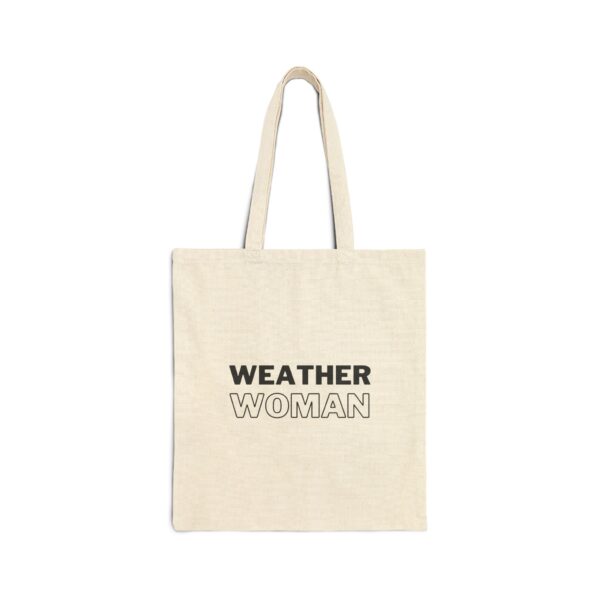 Weather Woman Tote Bag - Natural - Image 2