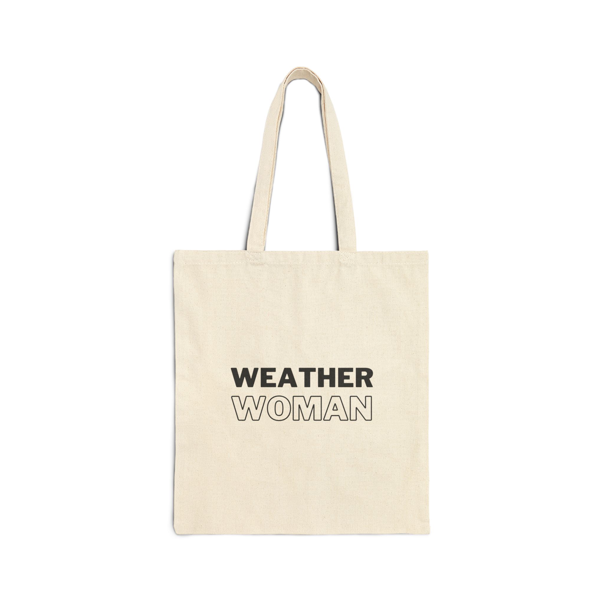 Weather Woman Tote Bag - Natural - Image 2
