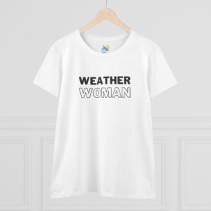 Weather Woman Women's T-Shirt (Midweight Cotton) - Image 2