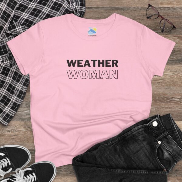 Weather Woman Women's T-Shirt (Midweight Cotton) - Image 4
