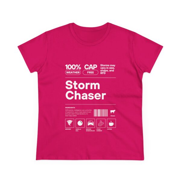 Storm Chaser Women's T-Shirt (Midweight Cotton) - Image 4