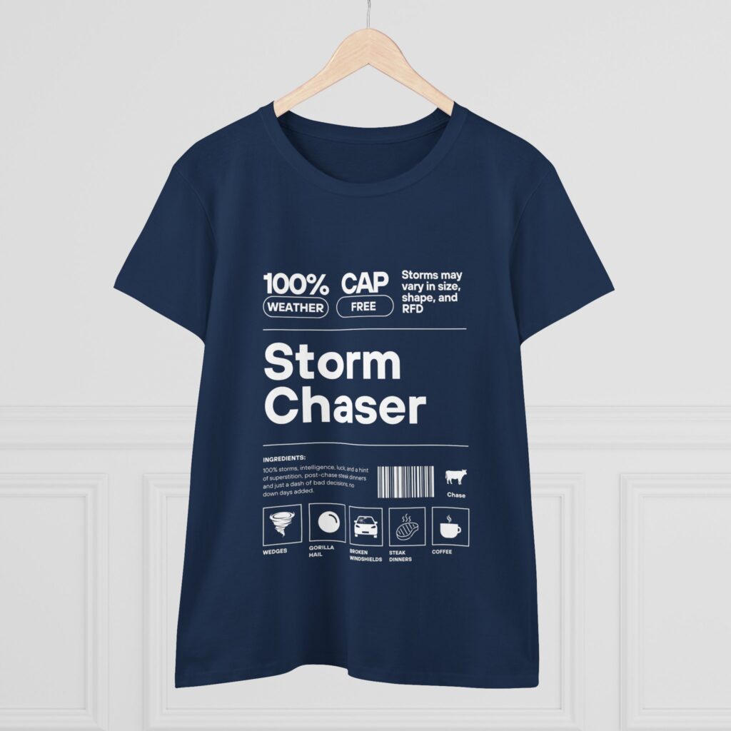 Storm Chaser Women's T-Shirt (Midweight Cotton)
