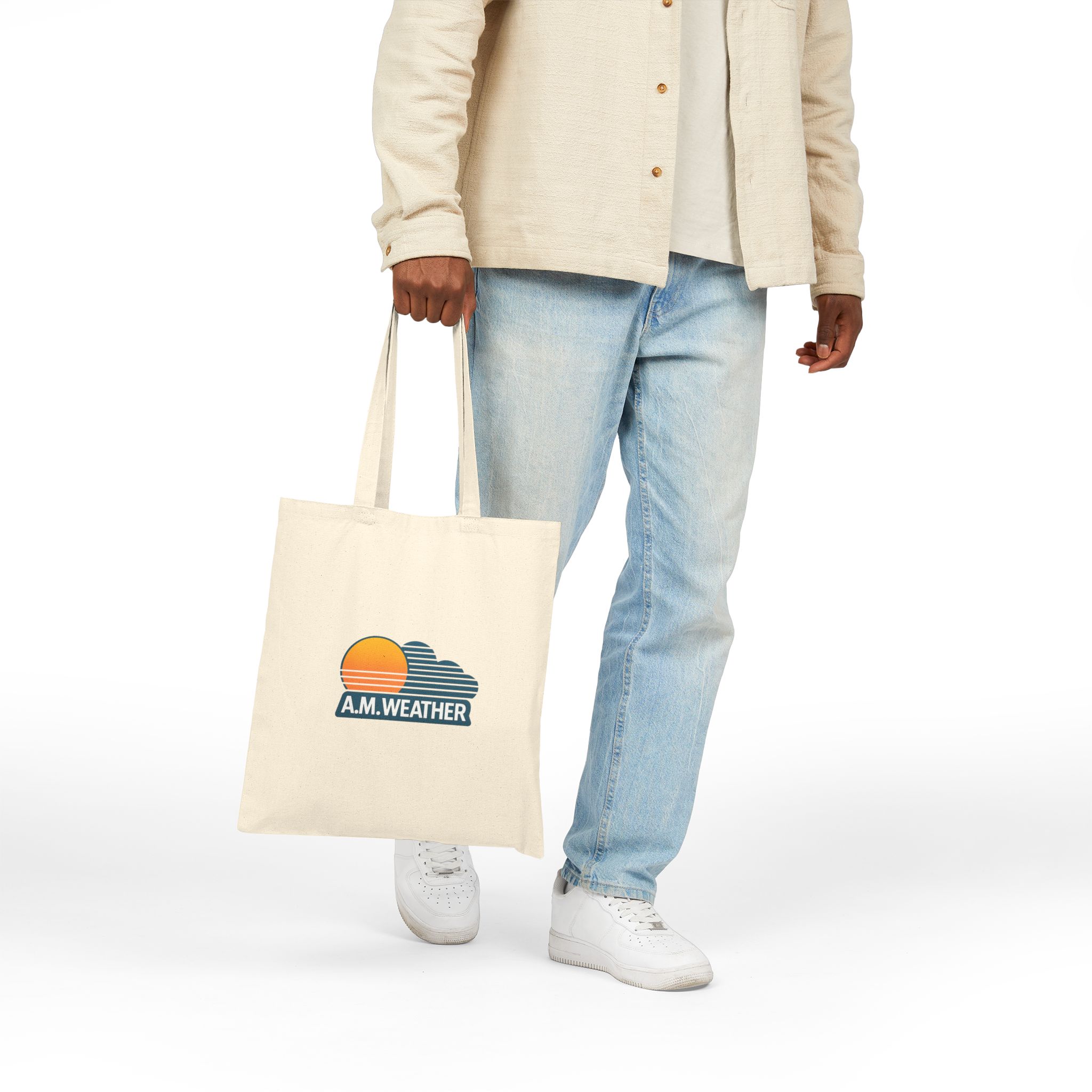 AM Weather Reusable Tote Bag - Natural - Image 3