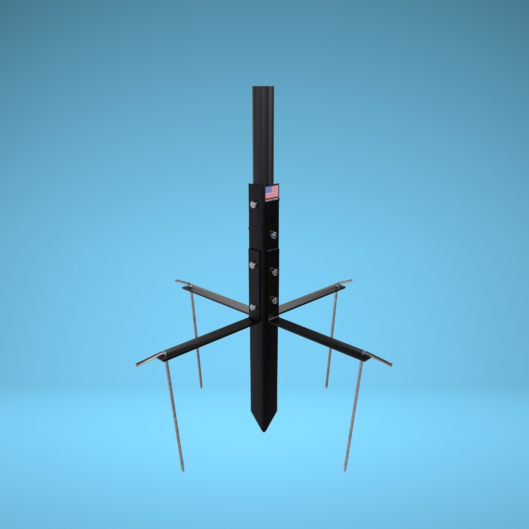 Climalytic Pole Mount with Guy Wires