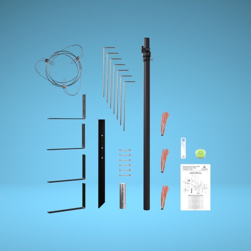 Climalytic Pole Mount with Guy Wires