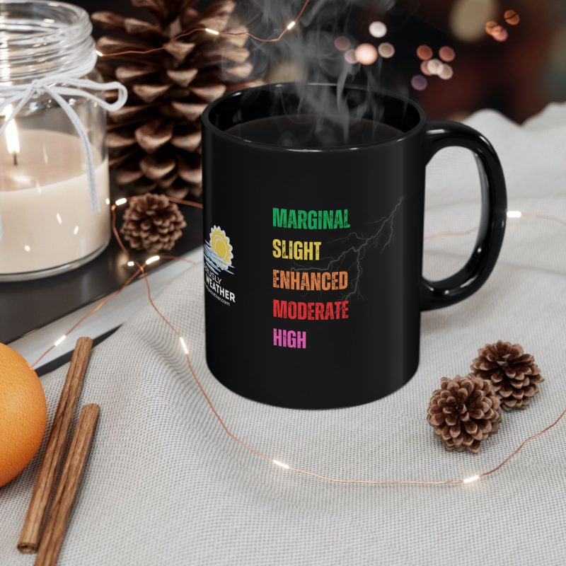 SPC Convective Outlook Scale Mug - Black