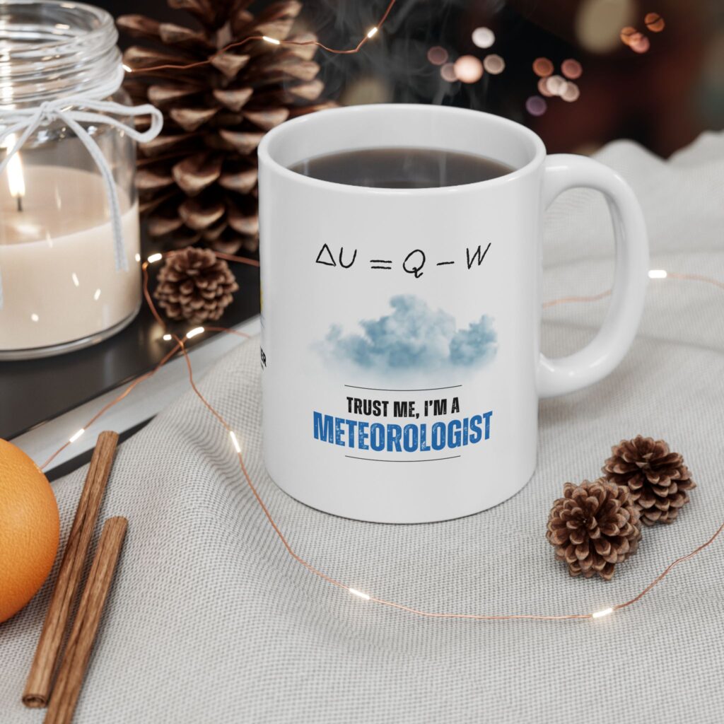 Trust Me I'm a Meteorologist Mug - White