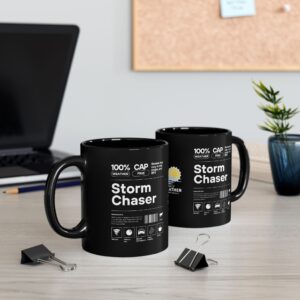 Storm Chaser Coffee Mug - Black - Image 1
