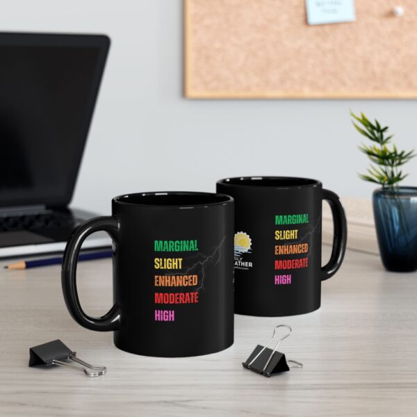 SPC Convective Outlook Scale Mug - Black - Image 1