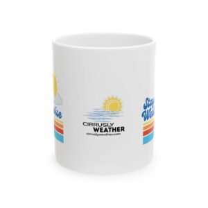 Stay Weatherwise Mug - Ceramic, White - Image 2