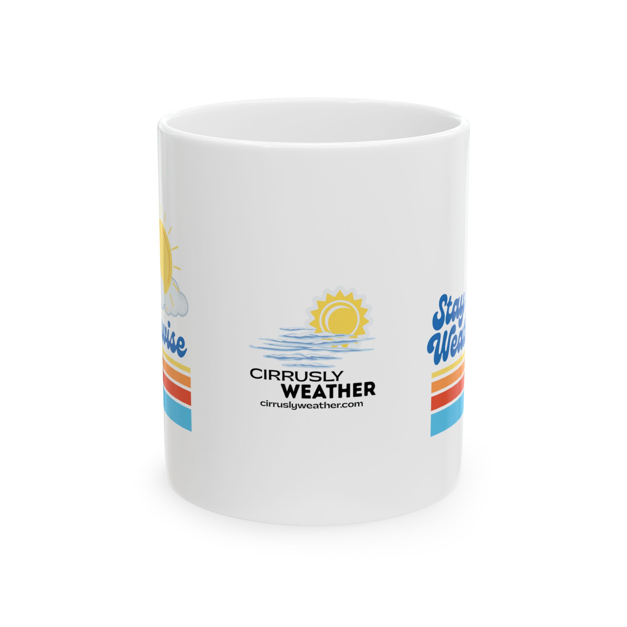 Stay Weatherwise Mug - Ceramic, White - Image 2