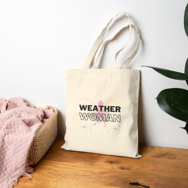 Weather Woman Tote Bag - Natural