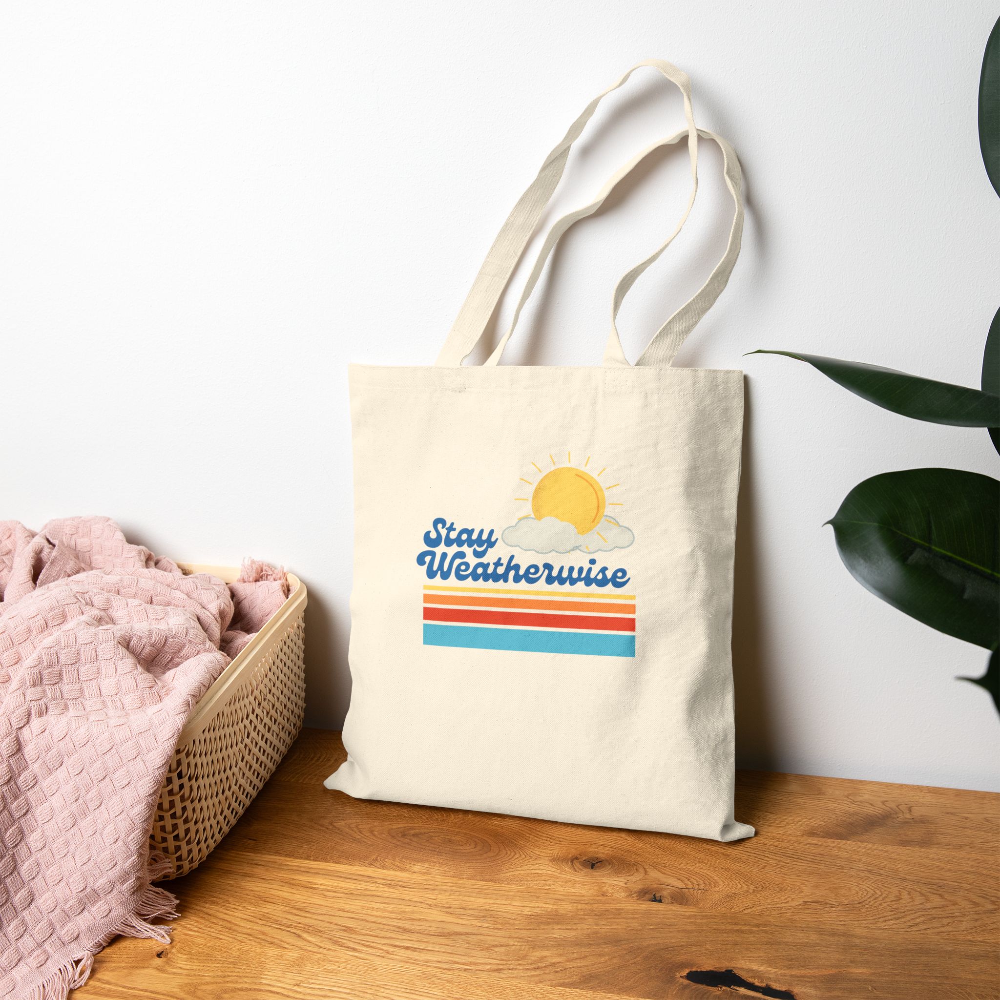 Stay Weatherwise Tote Bag - Natural - Image 3