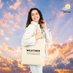 Weather Woman Tote Bag - Natural
