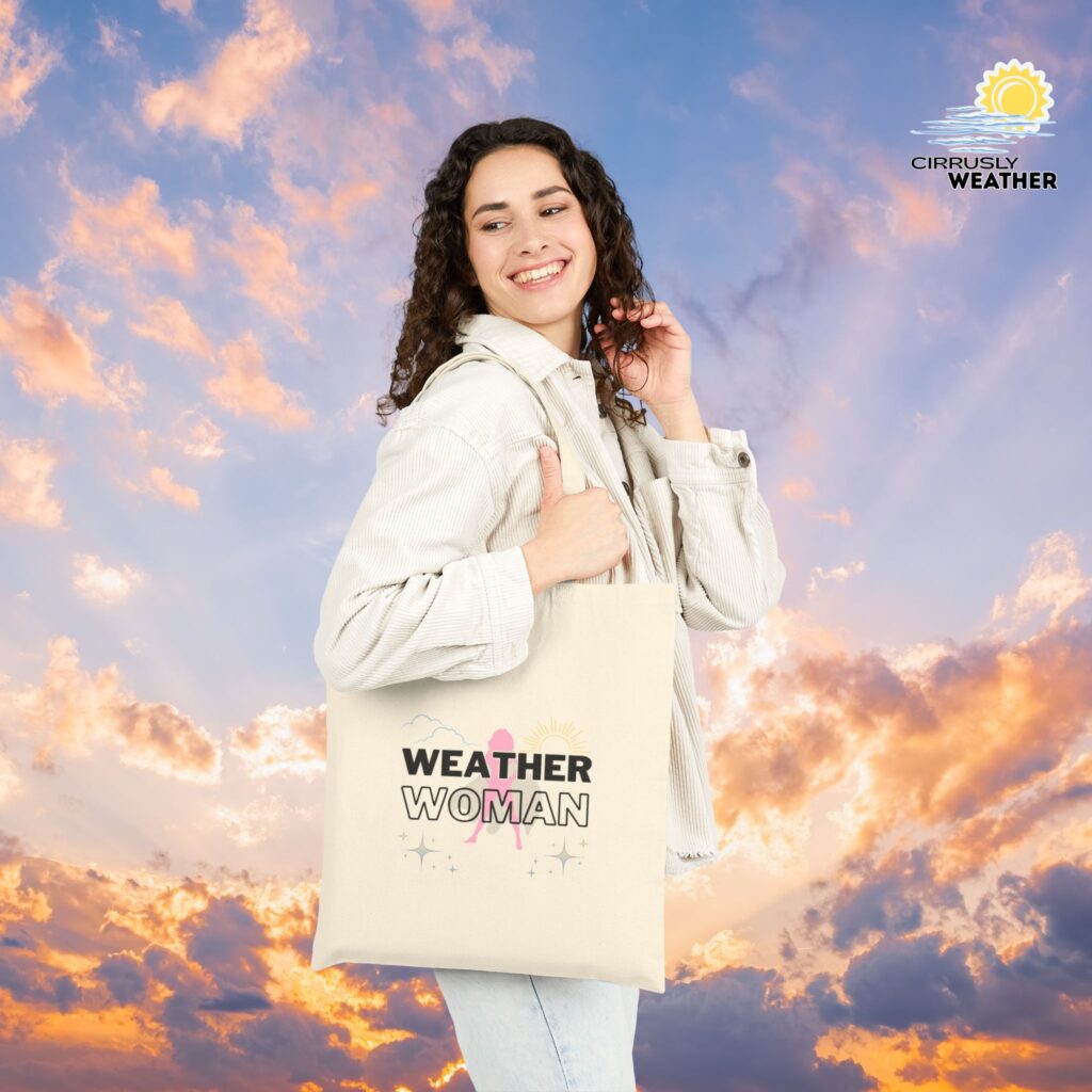 Weather Woman Tote Bag - Natural