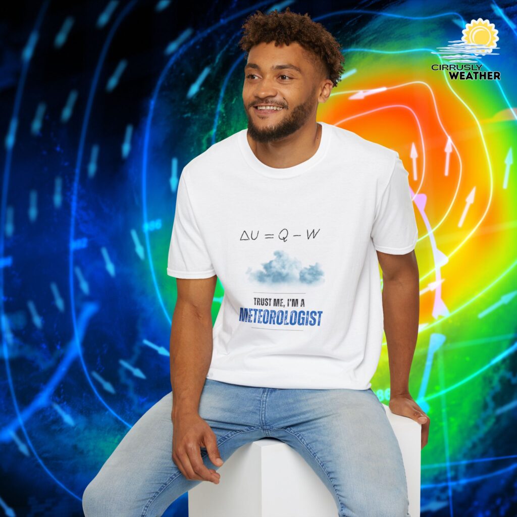 Trust Me I'm a Meteorologist Unisex T-Shirt (Softstyle), White