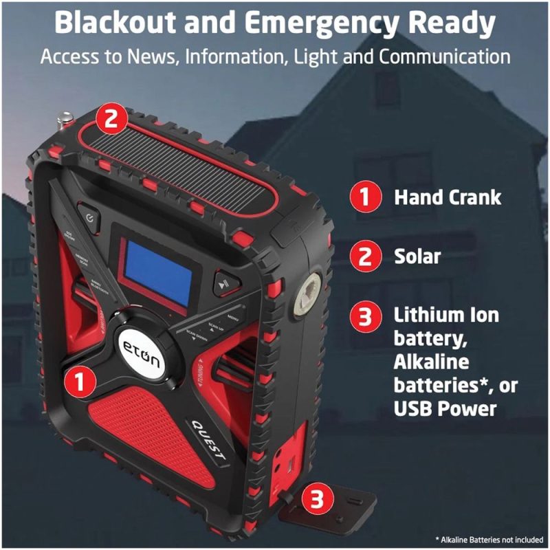 Eton Quest Hand Crank NOAA Weather Radio