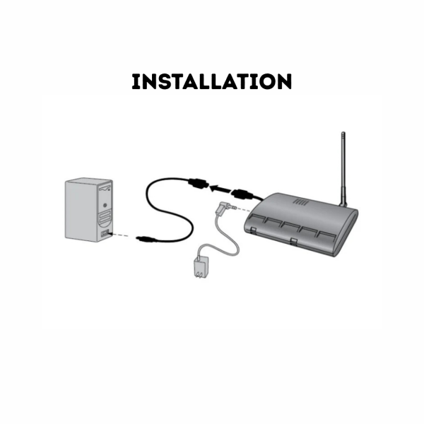 Davis Wireless Weather Envoy (6316) installation diagram