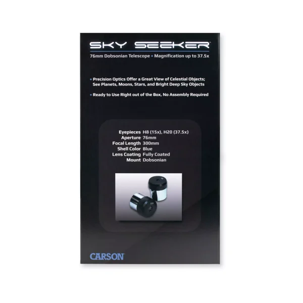 Carson SkySeeker JC-200 Newtonian Reflector Telescope