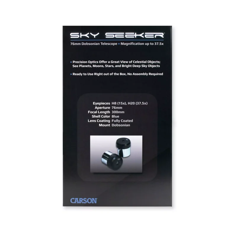 Carson SkySeeker JC-200 Newtonian Reflector Telescope