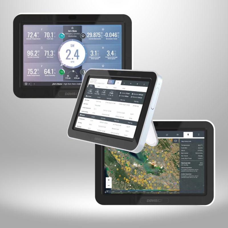 Davis WeatherLink Console (6313) screen examples