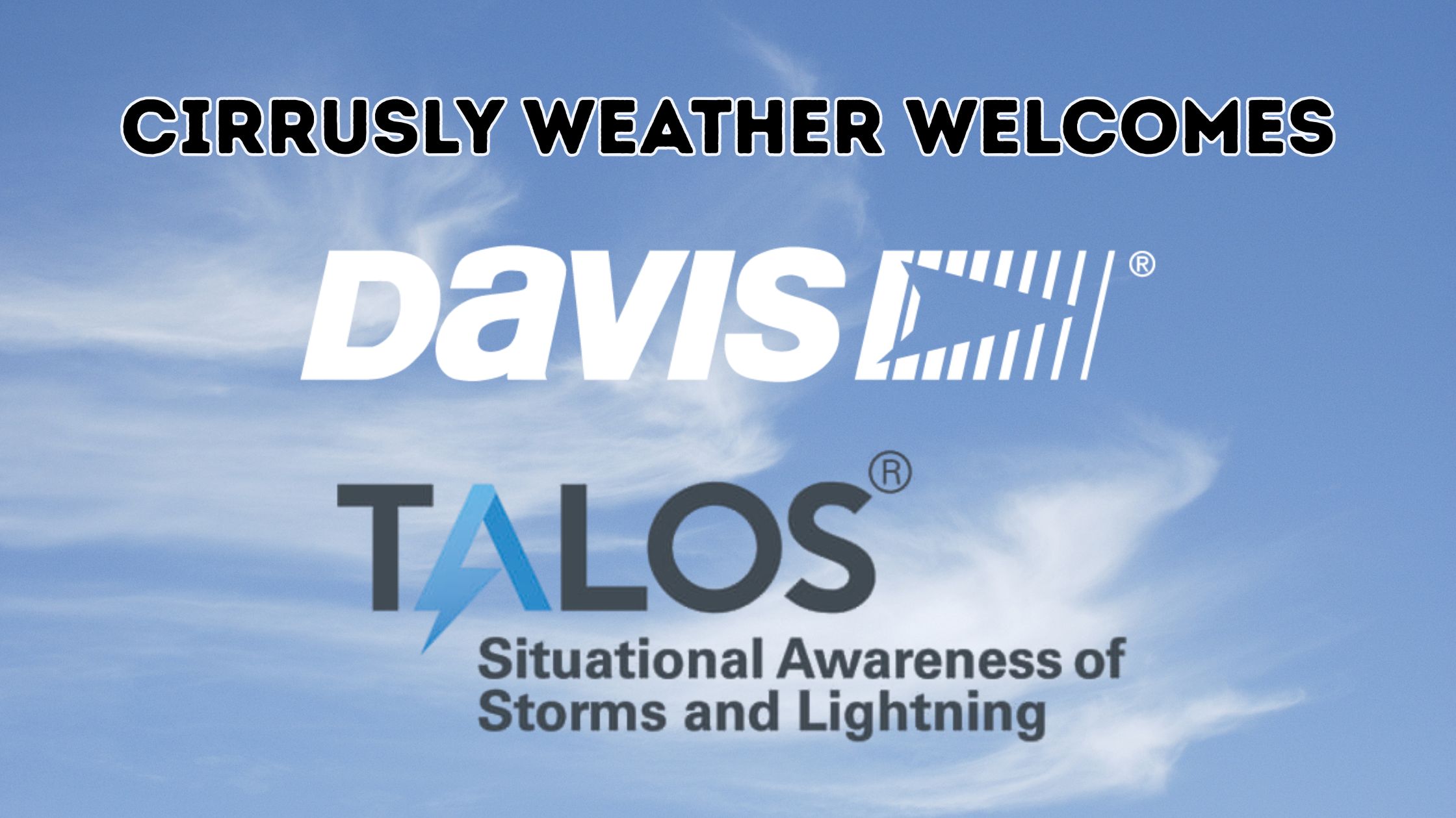 Welcome Davis Instruments and Talos!