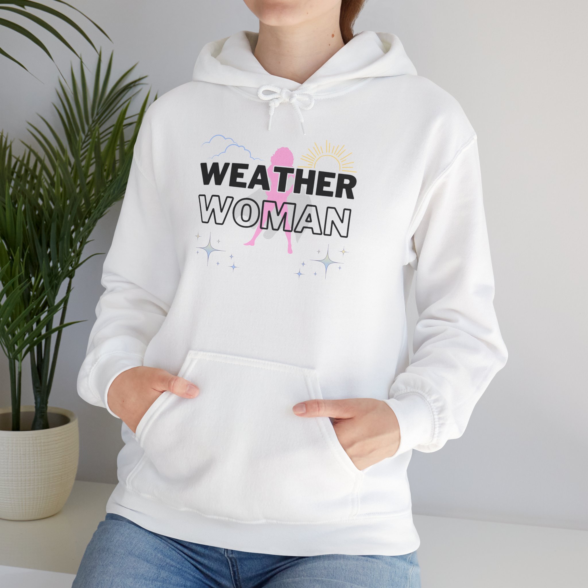 Weather Woman Hoodie, White