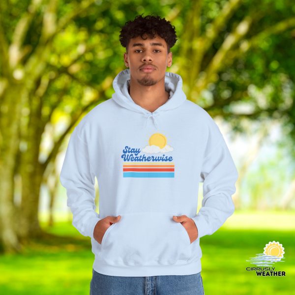 Stay Weatherwise Hoodie, Light Blue