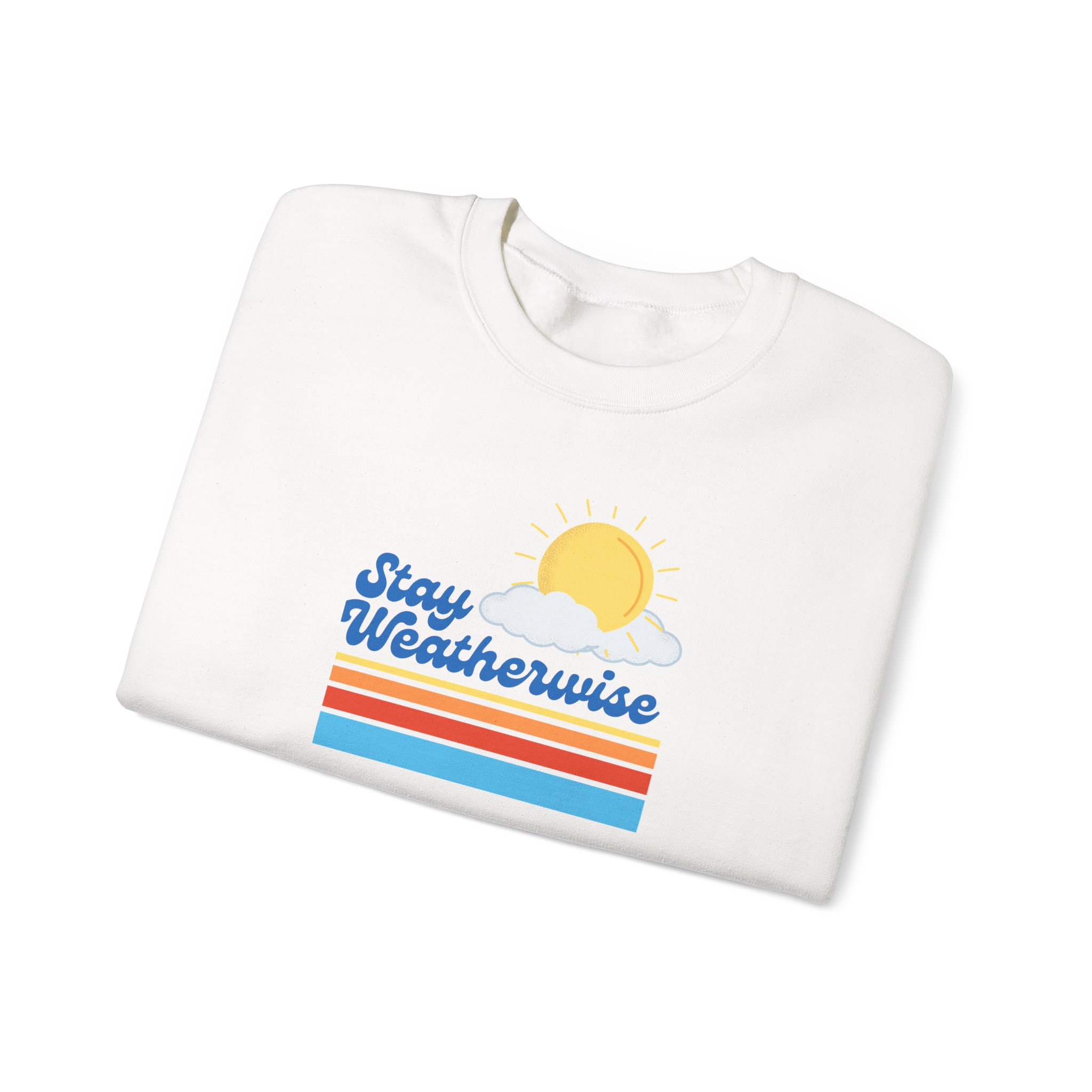 Stay Weatherwise Crewneck Sweatshirt, White