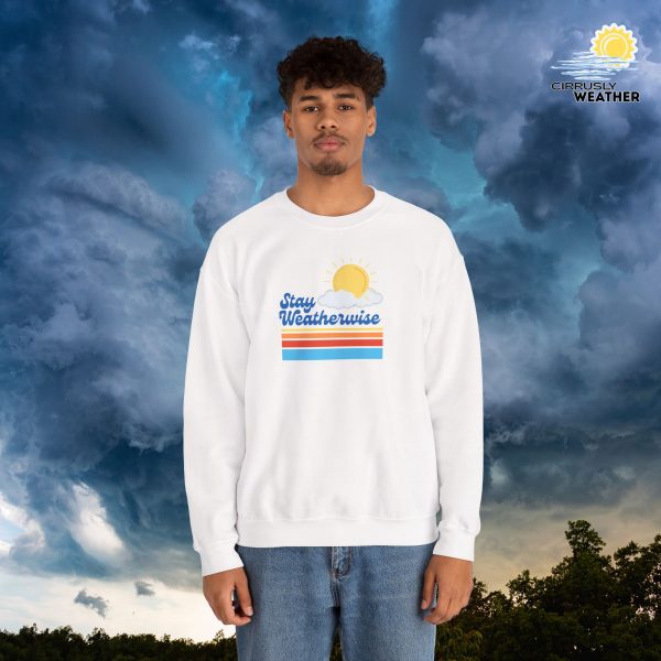 Stay Weatherwise Crewneck Sweatshirt, White