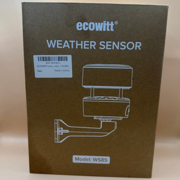 Ecowitt WS-85 3-in-1 Weather Sensor for Rainfall, Wind Speed and Direction