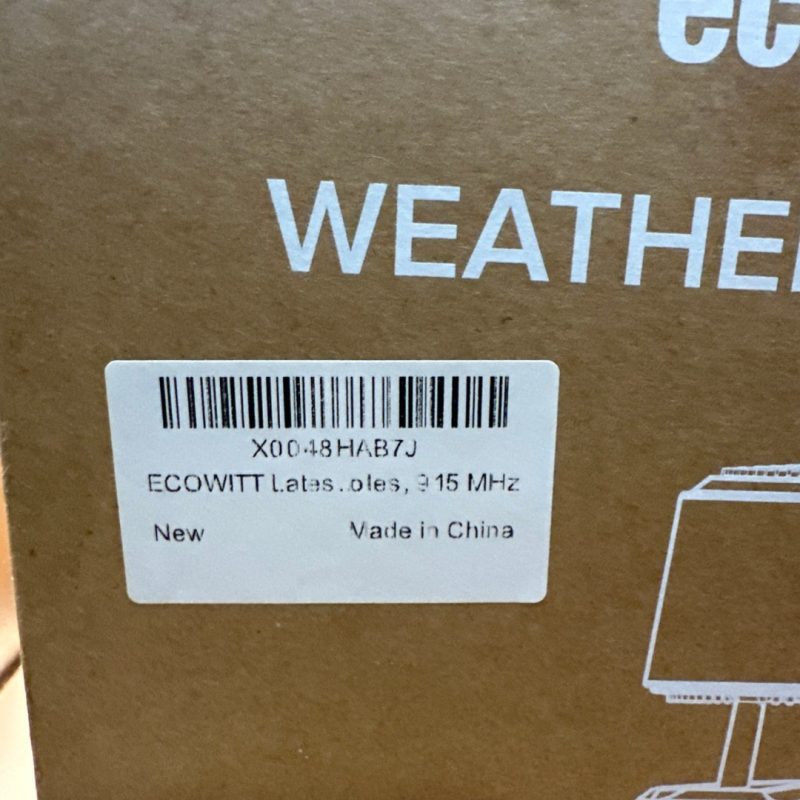 Ecowitt WS-85 3-in-1 Weather Sensor for Rainfall, Wind Speed and Direction